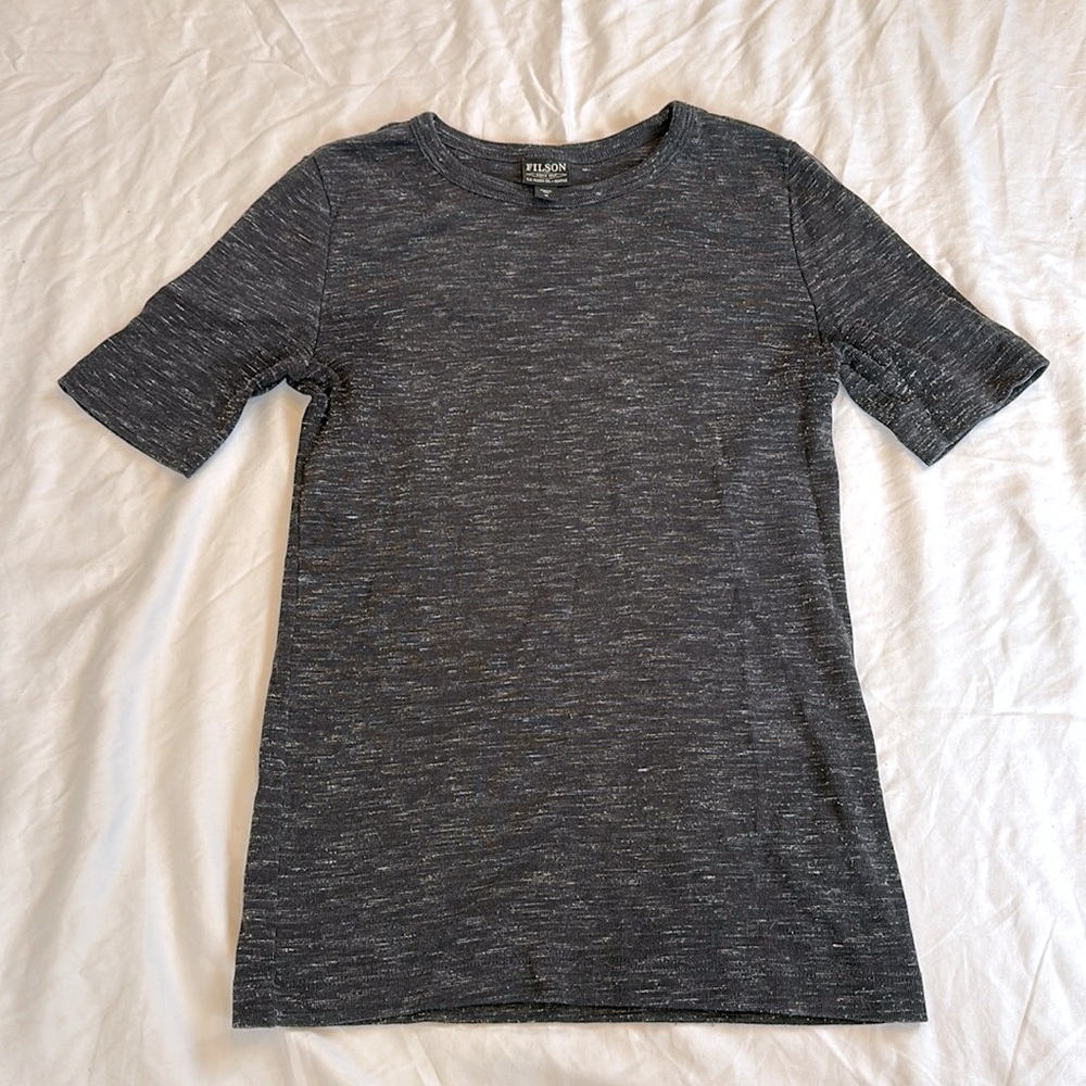Filson Women’s Neah Bay Crewneck | Black Heather | Medium